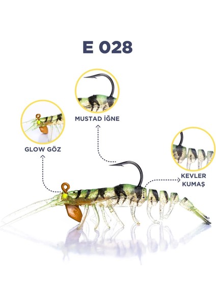 Sakura Shrımp 6,5g 76mm E 028