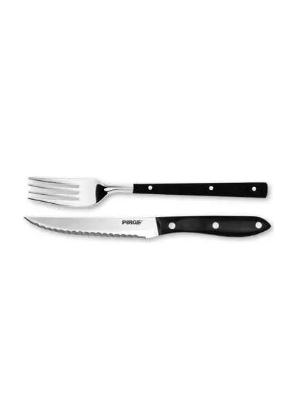 Elıte Steak / Biftek Bıçağı & Çatal Seti 12 Cm