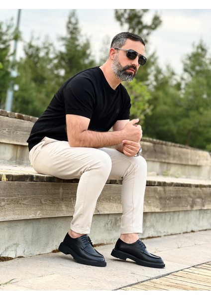 Black Rifet 0014 Hakiki Deri Günlük Erkek Klasik Ayakkabı