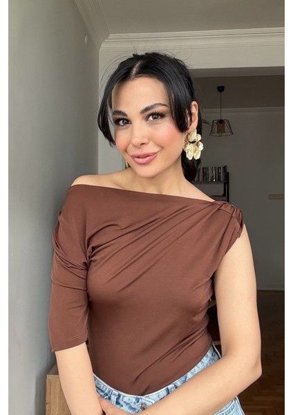Kahve Zr Tasarım Bluz modelleri