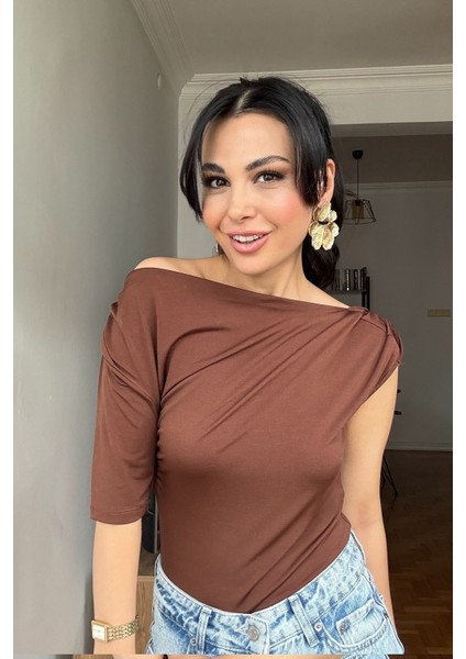 Kahve Zr Tasarım Bluz fırsatları