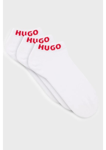 Logolu Streç Pamuklu 3 Pack Çorap Erkek Çorap 50516405 100