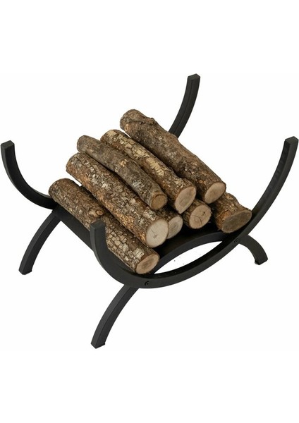 Şömine Yanı Mini Odunluk Metal Odunluk Siyah Renk 1 Adet fiyatları