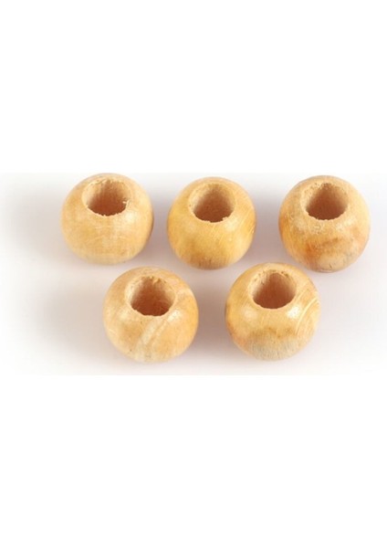 12MM Cilalı Ahşap Boncuk 20GRAM ( Ort. 33 Adet) Makrome Boncuk, Tahta Boncuk fiyatları