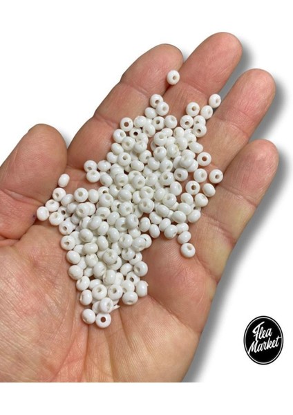 White Pixel - Akrilik Kum Boncuk - ( 25 gr - Ort 350 Adet )