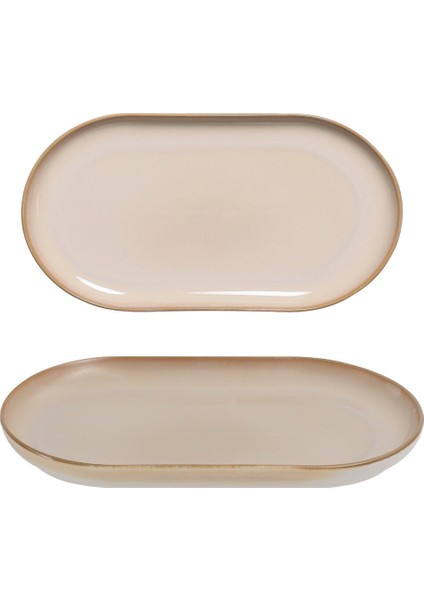 Bilbao 2 Adet 25X15 cm Kayık Tabak Agate 969