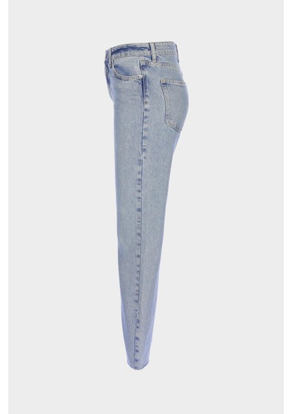 Diana Açık Mavi Yüksek Bel Dad Straight Fit Jean Pantolon C 4517-120 fırsatları