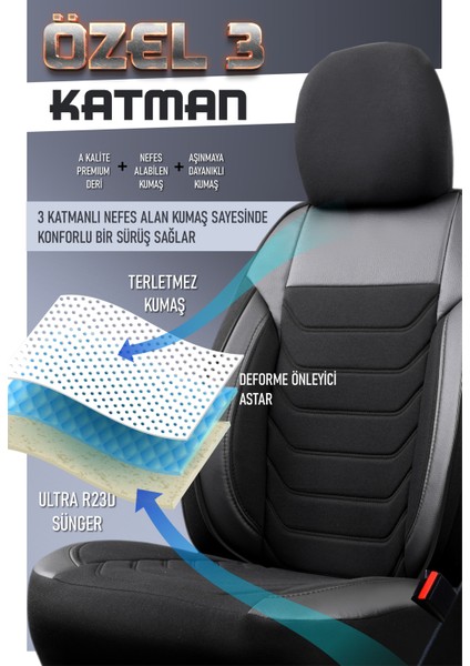 Porsche Cayenne (2011-2017) Uyumlu Tam Set Oto Koltuk Kılıfı Carbon Serisi .3 fırsatları