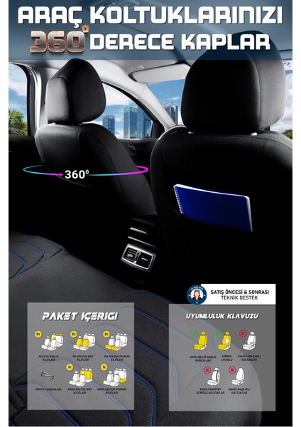 Chevrolet Kalos (2002-2011 Uyumlu Tam Set Oto Koltuk Kılıfı Carbon Serisi .6 indirimleri