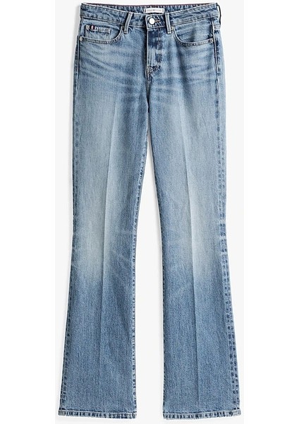 Kadın Açık Mavi Bootcut Denim Pantolon