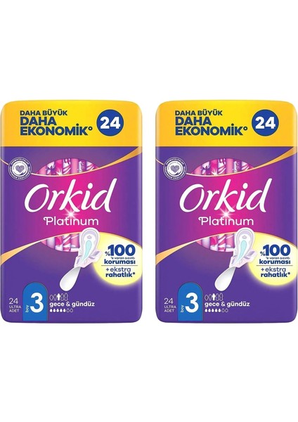 Platinum Gece & Gündüz 3 No 24 Adet x 2 Adet