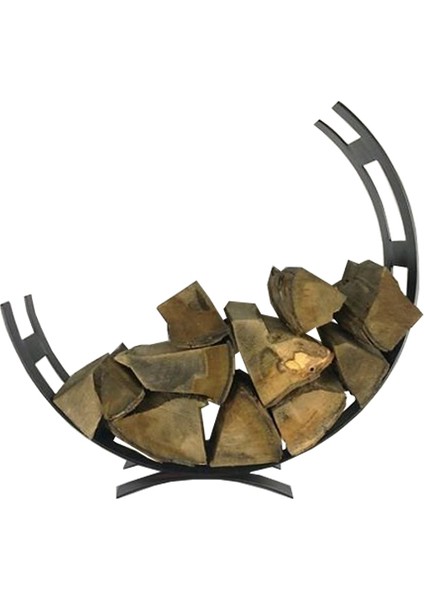 Şömine Odun Kovası Şömine Yanı Odunluk