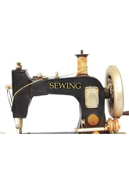 Dekoratif Metal Dikiş Makinesi Kutulu Biblo Hediyelik fırsatları