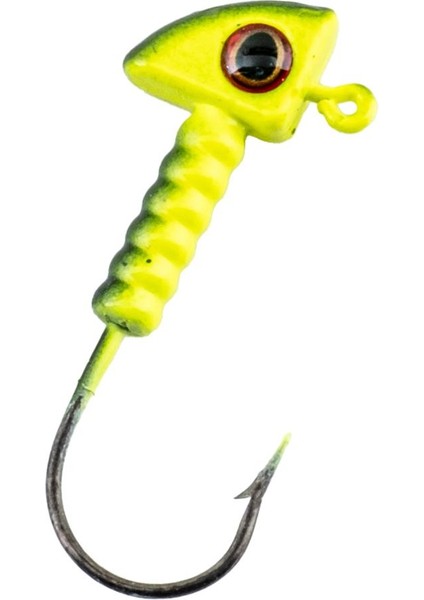 Jighead - Zoka - Kurşunlu Olta Iğnesi - (Xh-A 06) - Yeşil Siyah - 8 Gr - 5 Adet