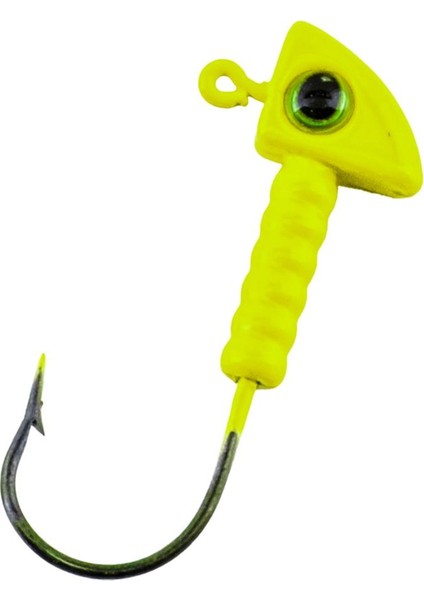 Jighead - Zoka - Kurşunlu Olta Iğnesi - (Xh-A 06) - Açık Yeşil - 8 Gr - 5 Adet