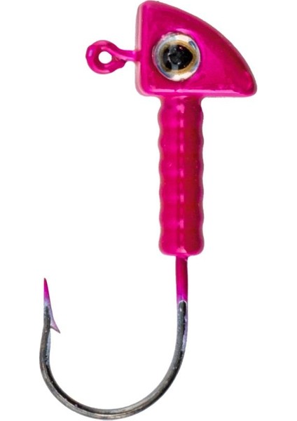 Jighead - Zoka - Kurşunlu Olta Iğnesi - (Xh-A 06) - Pembe - 7 Gr - 10 Adet