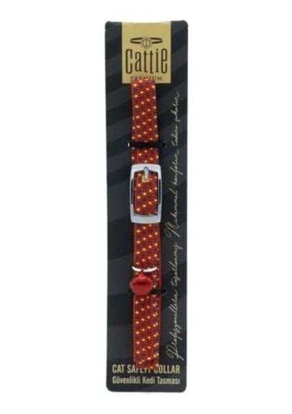 Cattie Lastikli Kedi Boyun Tasması Kırmızı 1X20-30 cm - Petshopundan