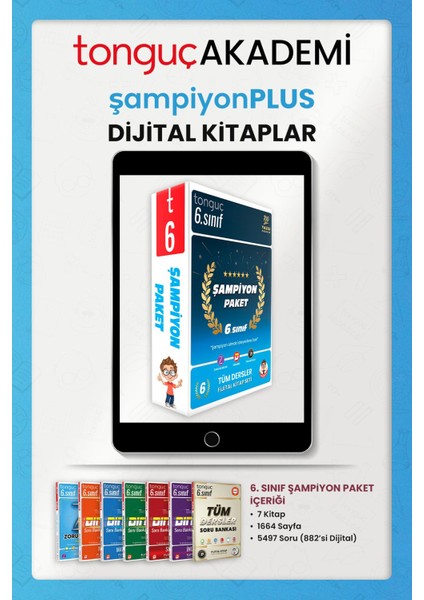 6. Sınıf Şampiyonplus Paket fiyatları