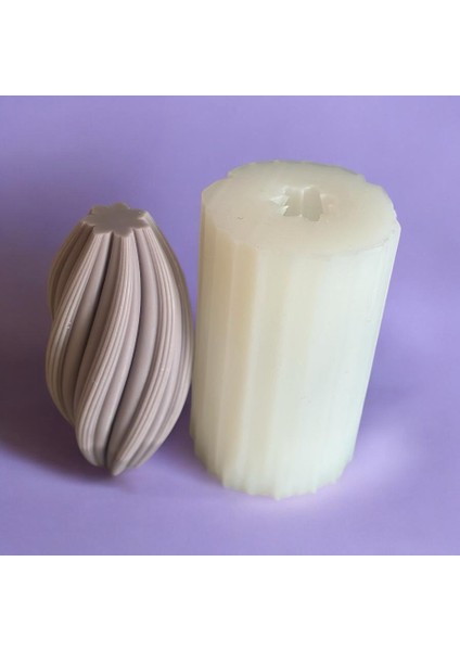 Büyük Boy Model Spiral Mum Silikon Kalıp fırsatları