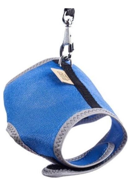 Cattie Havalı Dokuma Kedi Göğüs ve Gezdirme Takımı Small Royal Mavi 1X20-30 cm - Petshopundan