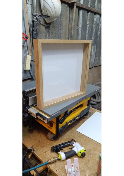 Emass Çiçek Çerçevesi Derinlikli Çerçeve 40 x 40 Safir Meşe Pleksi Cam fiyatları