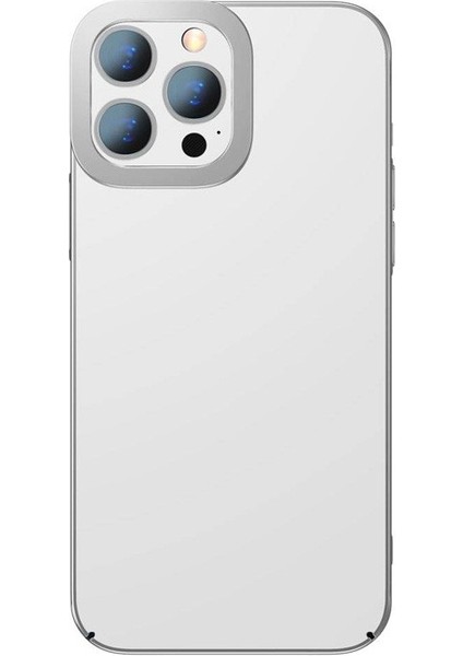 Baseus Glitter Apple iPhone 13 Pro Kilif Renkli Kenar Seffaf Kilif
