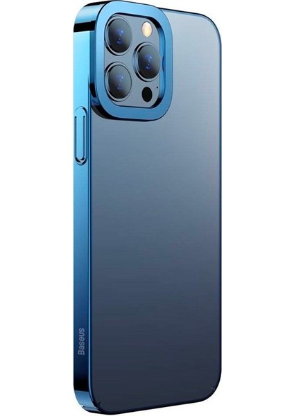Baseus Glitter Apple iPhone 13 Pro Kilif Renkli Kenar Seffaf Kilif