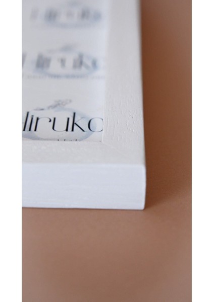 Ahşap Çerçeve Iç Ölçü 13 x 18 cm 2'li Set Siyah & Beyaz & Ahşap Masaüstü&duvar Çerçevesi fırsatları