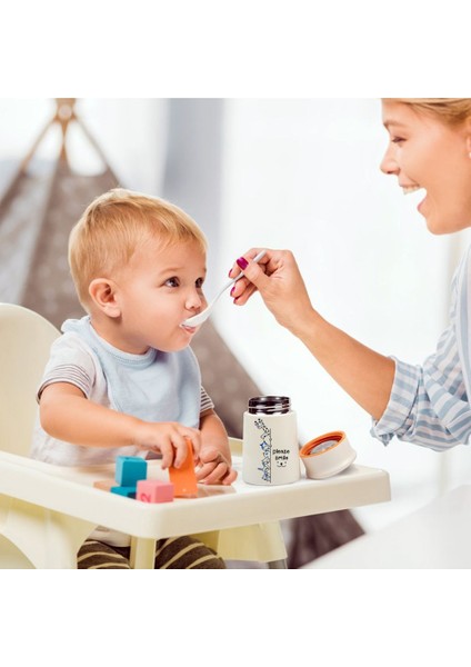 Mavi Hayvanlar 280ML Bebek Mama Saklama Termosu Paslanmaz Çelik Termos fırsatları