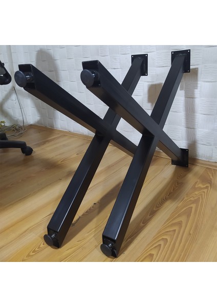 Metal Masa Ayağı Yemek Masası Ayağı Çapraz Masa Ayağı 1 Takım
