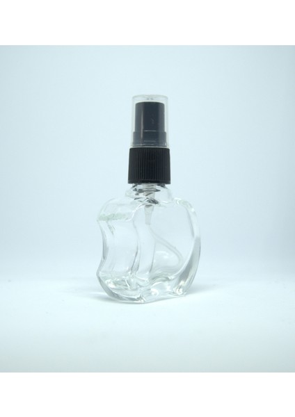 Parfüm Ve Kolonya Şişesi 10 Ml 10 Adet Boş Cam Siyah Sprey Şişe