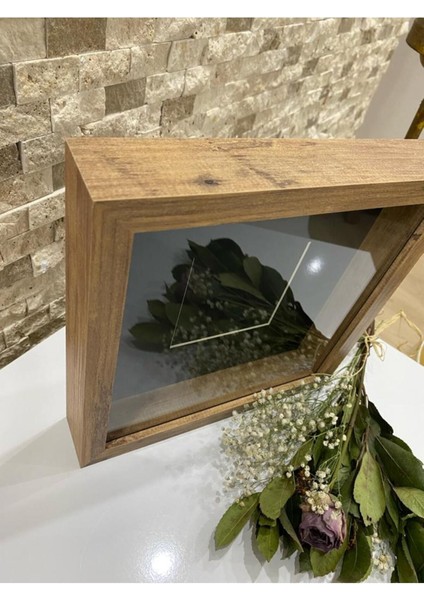 25 x 25 x 3 Atlantik Çam Cam Lı Paspartu Lu Derinlikli Anı Hatıra Çerçevesi Gül Kutusu indirimleri