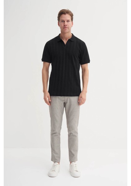 Siyah Erkek Polo Yaka T-Shirt 4257 fiyatları