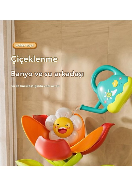 Bebek Banyo ve Çiçeklenme Su Püskürtme Oyuncak (Yurt Dışından)