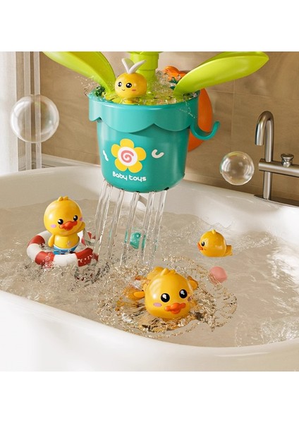 Bebek Banyo ve Çiçeklenme Su Püskürtme Oyuncak (Yurt Dışından)