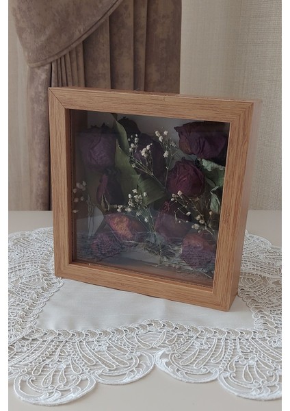 20 x 20 x 5 cm Anı Çerçevesi! Yeni Moda Çiçek Anı Çerçevesi! modelleri