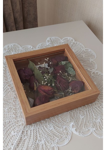 20 x 20 x 5 cm Anı Çerçevesi! Yeni Moda Çiçek Anı Çerçevesi! fırsatları