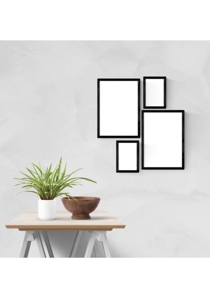 Resim & Poster & Çerçeve Seti - 21 x 30 - 15 x 21 10 x 15 - Siyah -