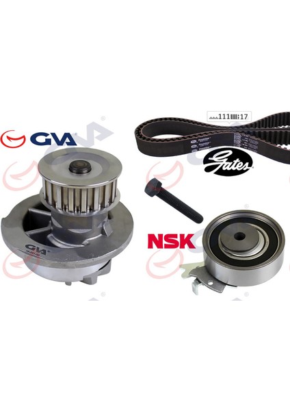 Devirdaimli Eksantrik Gergi Kiti 111X170 111 Diş Astra F-Corsa B 1.2-1.4-1.6 8V GD111H9.5P170 Gnzrz
