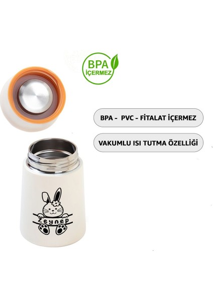 Kişiye Özel 280ML Bebek Mama Saklama Termosu Paslanmaz Çelik Termos fırsatları