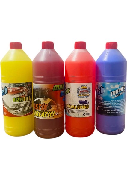1 kg × 4 Ürün Oto Bakım Seti 1kg lastik 1kg süt 1kg h.cila 1kg şampuan