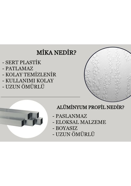 Duşakabin Oval Mika Camlı 70X70 (Teknesiz)