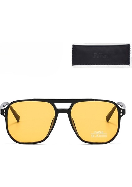 Güneş Gözlükleri Polarize Güneş Gözlüğü Aviator Gözlük Sarı Camlı Güneş Gözlüğü Erkek (Yurt Dışından) fiyatları