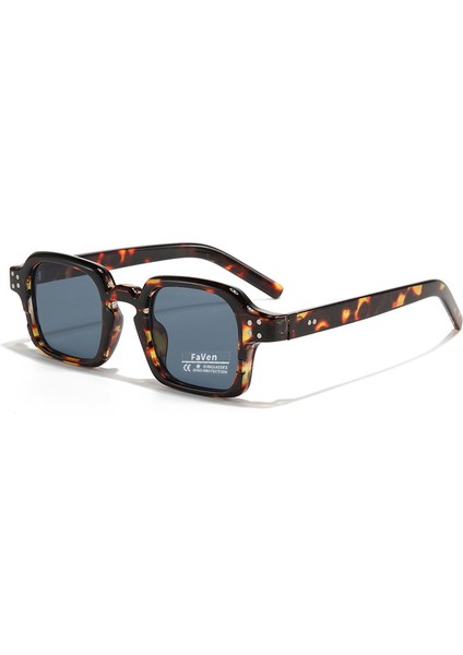 Güneş Gözlük Vogue Retro Polarize Leoparlı Gözlük (Yurt Dışından)