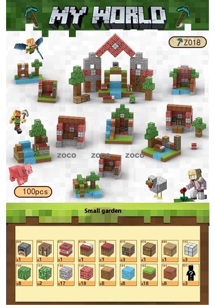 Yeni Dünyam Küp Blok Seti Model Manyetik Küp Eğitici Oyuncaklar (Yurt Dışından)