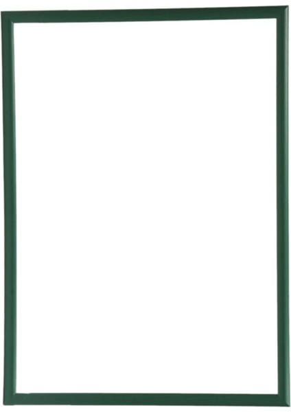 Boş Çerçeve - 50 cm x 70 cm Iç Ölçü -Renk Yeşil -Arka Yüzey Mdf- Ön Yüzey 1mm Antireflektif