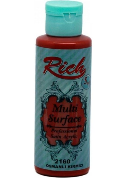 Multi Surface 120ML Akrilik Boya Osmanlı Kırmızı