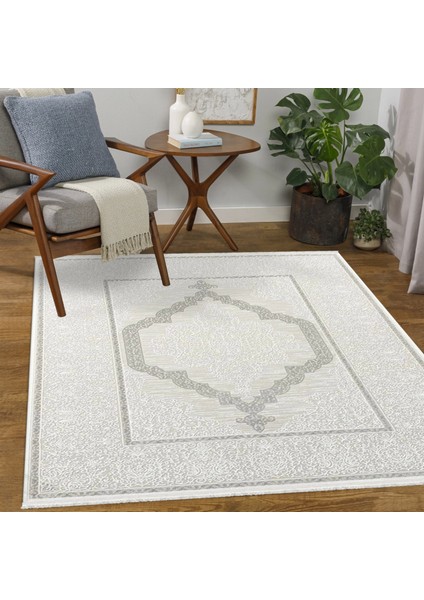 Çırağan Koleksiyonu Mikrofiber Iplik Jüt Taban Lüks Halı