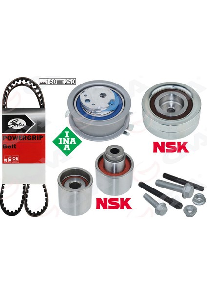 Triger Seti Crafter-T6-A3-Jetta-Caddy-Polo-Passat 1.6-2.0 Tdi Cayb/c/d-Caab/c-Ckub-Cffb-Cfwa-Caga Gnzrz