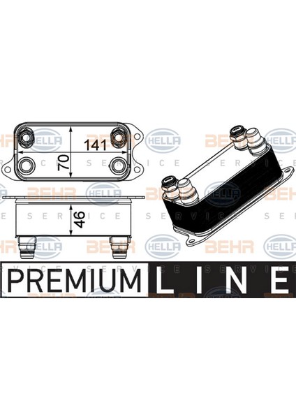 Yağ Soğutucusu Otomatik Sanzuman 204-212-207 271 Cgi - 651 2008-2016 Clc 227 000P Gnzrz